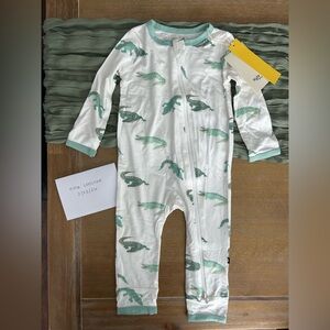 Kyte Baby Crocodile Zippered Romper